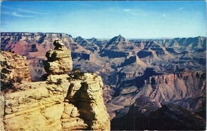 Grand Canyon National Park Postcard Grand Canyon Ariz to Ohio 1955 Posted - Picture 1 of 2