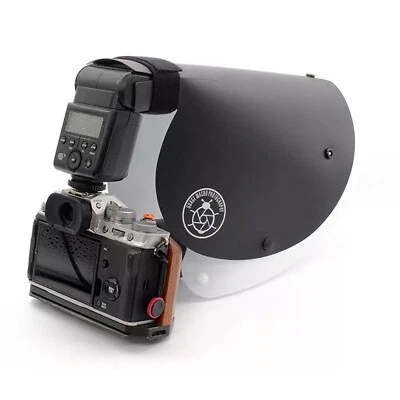 Cubierta de luz suave reflector difusor macro EE. UU. para lente Canon 100 Sony 90 Nikon 105 Foto 1 de 4