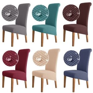 Waterproof Chair Cover 1 2 4 6 Stretch Furniture Large Slipcovers Dining Room