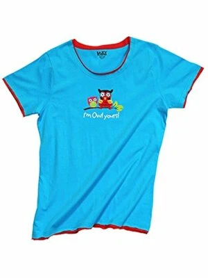 Lazy One - Juego de pijama ajustado junior - "I'm Owl Yours" - Extra grande Foto 1 de 4