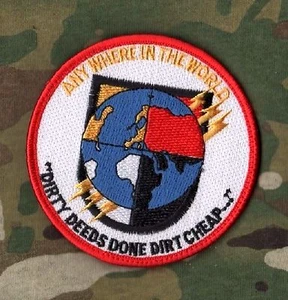 3rd Special Forces SFG SPECIAL FORCES GROUP PATCH: Dirty Deeds done Dirt Cheap - Picture 1 of 12