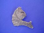 Bouvier des Flandres abstract pin #43L Pewter Dog Jewelry by Cindy A. Conter