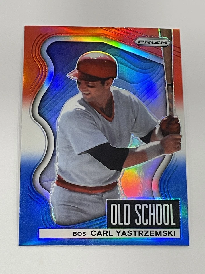 Prizm Baseball Old School 2022 rojo/blanco/azul Prizm - Carl Yastrzemski - Medias Rojas Foto 1 de 2