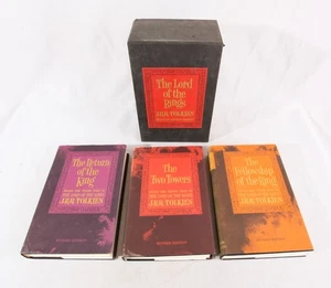 Der Herr der Ringe Trilogie Set von JRR Tolkien, 1965 HC mit Schuber, sehr guter Zustand + - Bild 1 von 5