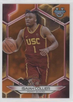 2023-24 Bowman U Best Orange Refractor 19/25 Isaiah Collier #93 - Image 1 of 3