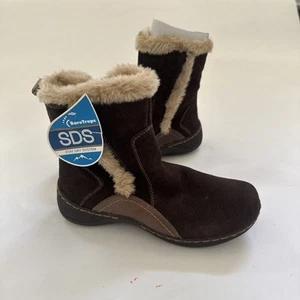Bare Traps Ellea Boots Womens 8M Dark Brown Leanna Suede STAY DRY SYSTEM UNUSED - Picture 1 of 9