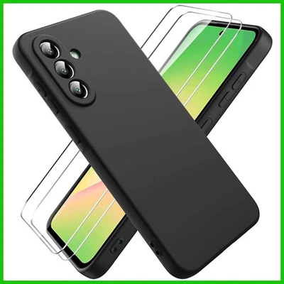 Cover per Samsung Galaxy A56 5G Custodia in Silicone Protezione Pellicola Vetro - Immagine 1 di 4