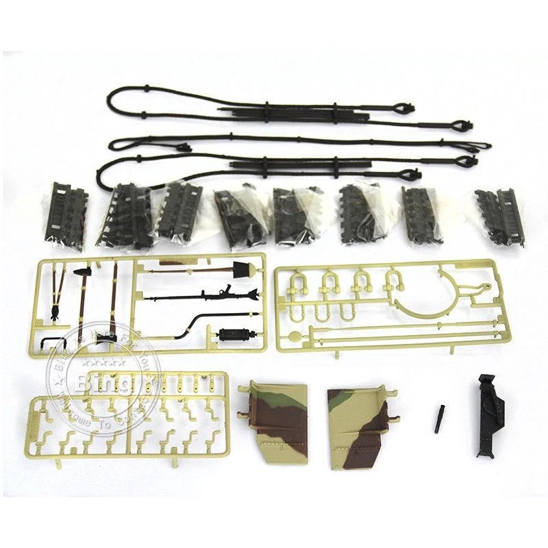 HotSale 1/16 RC Henglong 3888A Alemán Rey Tigre Tanque Decorar Plástico Piezas Bolsa - Imagen 1 de 1