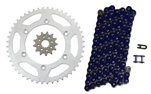 Cadena de transmisión azul 520x114 y piñones 13/48 para Yamaha YZ450F 2010-2013 2015-2018 - Imagen 1 de 1