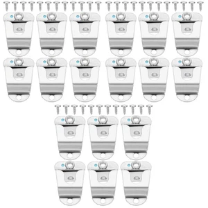 18 Stück Edelstahl Mikrofon Aufhänger Clips Mikrofon Clip Haken CB-Funkhalterung - Bild 1 von 12