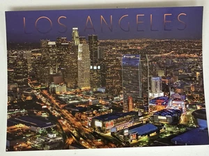Postal de Los Ángeles en la noche Tarjeta postal de California - Imagen 1 de 2