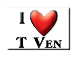 T Ven, Venlo, Limburg - Koelkastmagneet Holland Cadeau Herinnering Ik Hou Van - Picture 1 of 9