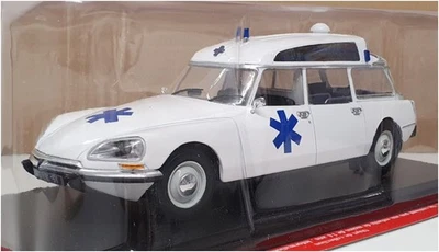 Hachette 1/24 Scale Diecast G111V027 - Citroen DS20 Break Ambulance - White - Image 1 of 4