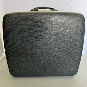 Vintage Smith-Corona Typewriter Hard Shell Carrying Case with Handle (No Key) - Picture 1 of 18