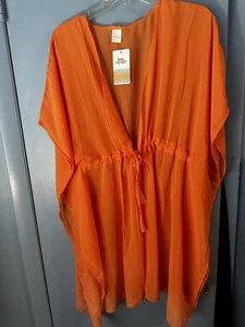 Badeanzug Cover Up Gr. L One Size Bon Voyage Orange - Bild 1 von 5