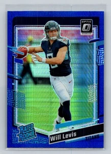 2023 Donruss Optic #298 Will Levis Blue Hyper - Picture 1 of 2