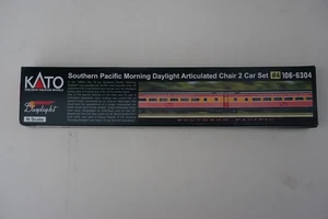 N Kato Southern Pacific Morning Daylight Gelenkstuhl 2 Wagen Set #4 (000077 - Bild 1 von 6