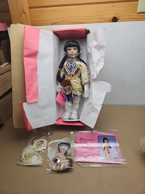 Paradise Galleries Porcelain Doll Many Stars Native Daughters Treas. Collection - Image 1 of 4
