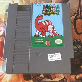 Color a Dinosaur (Nintendo Entertainment System NES, 1993) Tested Authentic RARE