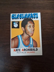 Baloncesto NBA Topps 1971-72 #29 Nate Archibald Royals radiocontrol casi nuevo+ - Imagen 1 de 5
