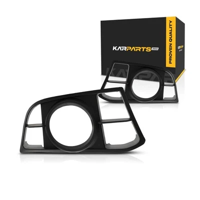 Cubierta de luz antiniebla negra para BMW serie 5 2014-2016 par de conductor y pasajero DOT/SAE Foto 1 de 4