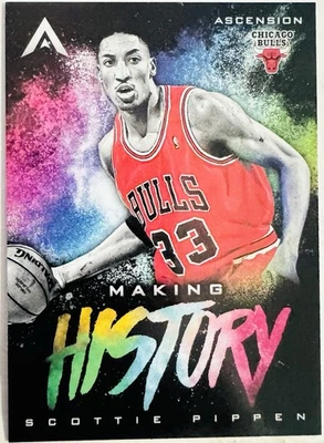 2017-18 Panini Ascension Making History Scottie Pippen #MH39 HOF - Image 1 of 2