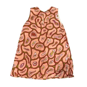 Girls Dress 4T Festival Party Ankara Print Bold 100% Cotton Lined Ethnic - Picture 1 of 5