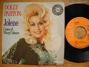 DOLLY PARTON Jolene / Coat Of Many Colours 45 7" single 1976 Germany EX- - Imagen 1 de 2