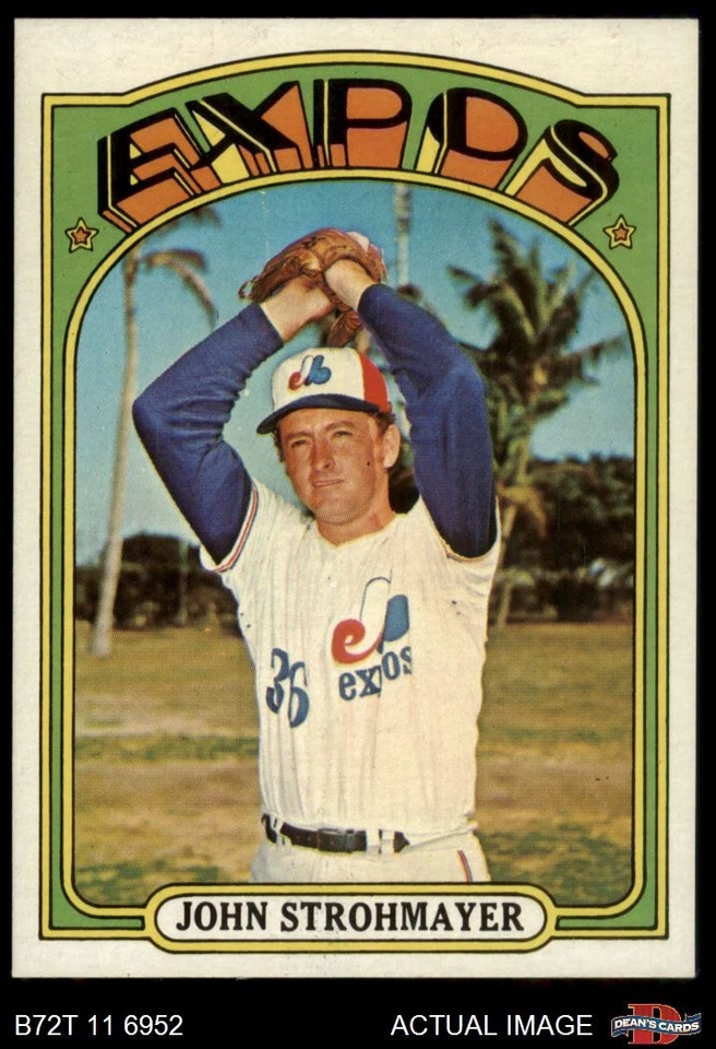 1972 Topps #631 John Strohmayer Expos 6.5 - EX/MT+ - Image 1 of 1