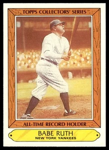1985 Topps Woolworth All-Time Record Holders Babe Ruth New York Yankees #31 - Picture 1 of 2