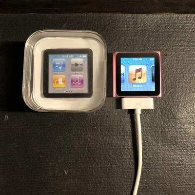 Apple iPod Nano 6th Generation - A1366 - 8GB - Pink - Working But Read - Image 1 of 4