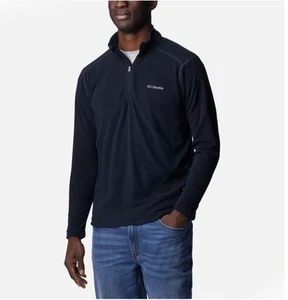 Columbia Mens Klamath Range II Half Zip Fleece Top - Black - Size XXL - RRP £30 - Picture 1 of 6