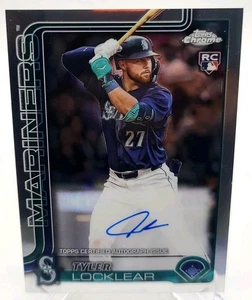 Tyler Locklear (RC) Rookie 2025 Topps Chrome #RA-TL - On Card Auto - Picture 1 of 2