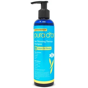 PURA D'OR Dor Hair Thinning Prevention Therapy Original Blue Label Shampoo 8 oz - Picture 1 of 1