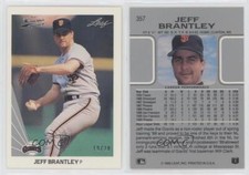 2012 Leaf Memories 1990 Leaf Buy Back Silver Foil /20 Jeff Brantley #357