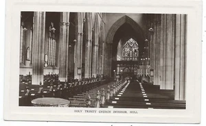 YORKSHIRE - HEILIGE TRINITÄTSKIRCHE, RUMPF, INNENRAUM Echtfoto Postkarte - Bild 1 von 1