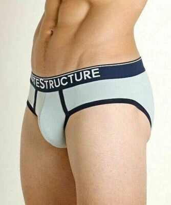 Medium Private Structure Brief Quantum Blue Haze Cotton Briefs 3610 8 - Image 1 of 4