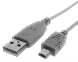 4 piedi USB 2.0 A maschio a 5 pin mini USB B maschio fotocamera MP3 - Foto 1 di 1