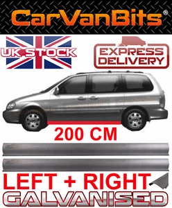 PAR EXTERIOR INFERIOR PARA KIA CARNIVAL GQ SEDONA 01-07 REPARACIÓN DE UMBRALES PANEL DE CUERPO ÓXIDO - Imagen 1 de 8