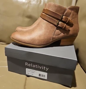 Relativity Damen brauner Stiefelette Größe 7,5 M - Bild 1 von 9