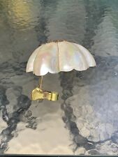 Beautiful Antique French M.O.P Shell Clip On Candle Shade Depose