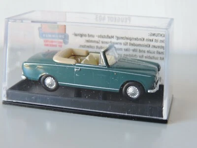 Brekina SNCF H0 1:87 Peugeot 403 cabriolet verde - Immagine 1 di 3