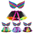 Jupes de ballet enfants filles costume fête nœud nœud nœud patchwork couleur tulle danse