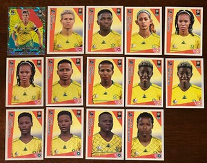 2023 PANINI FIFA AU-NZ Women's WORLD CUP  14 Stickers - South Africa 🇿🇦 ⚽️ NM+