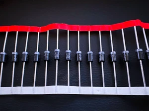 10Pcs SB340 CID Axial Schottky Rectifier Diode 40V 3A DO-201AD - Picture 1 of 1