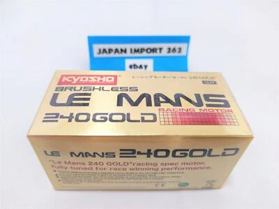 Motor sin escobillas Kyosho Le Mans 240 dorado para 13,5T/4WD 37034 ¡Nuevo!! Foto 1 de 3