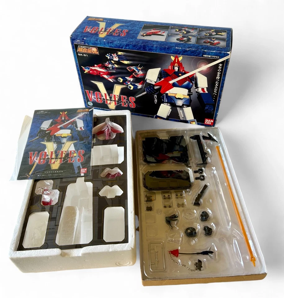 VOLTES V GX-31 Soul Of Chogokin figure BANDAI parts only boxed JAPAN 2006 EUC - Image 1 of 4