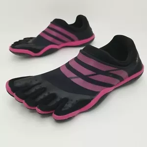 Adidas Adipure Barfuß Sneaker Schuhe Damen Größe 7 schwarz pink V22300 - Bild 1 von 12