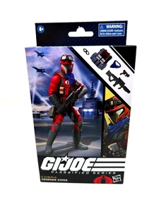 GI Joe Hasbro Classified Series Cobra Crimson Viper #85 SEALED Figure - Picture 1 of 1