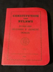International Brotherhood of Locomotive Engineers Constitution And Bylaws 1996 - Picture 1 of 4